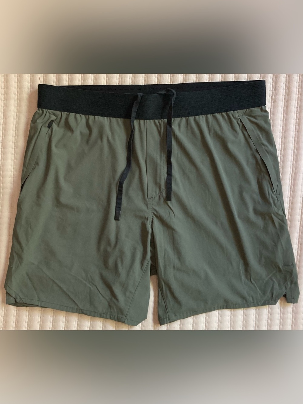 Ten Thousand Tactical Shorts Men’s Large 7” Green Athletic Gym Running Yoga